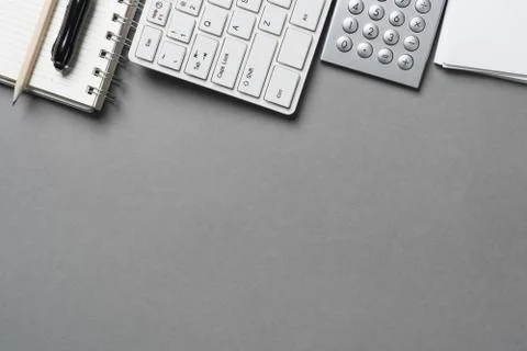 Business workplace with stuff Stock Photos