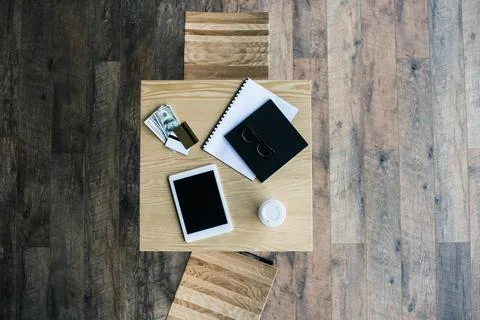 Business workplace on table in Stock Photos