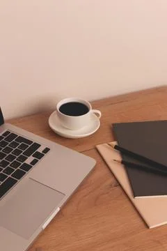 Business workspace with place for text. Stock Photos
