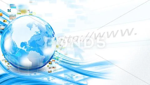 Business world background Stock Illustration