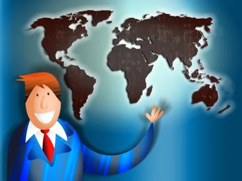 Business World Stock-Illustration
