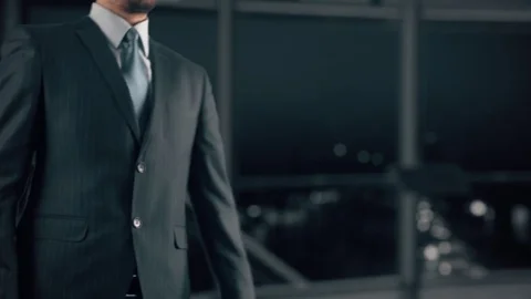 Businessman with Algorithm Stock Footage 84742652