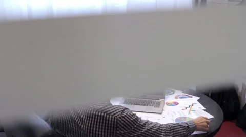 Businessman Analyzing Graphs Stock-Footage 68417964