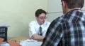 Businessman annoyed with client HD Footage