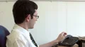 Businessman answers the phone HD Footage