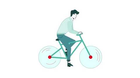 Businessman Biking Stock Footage 167800561