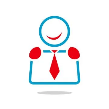 Businessman with briefcase Stock Illustration