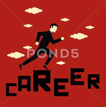 Businessman Career Stock Illustration