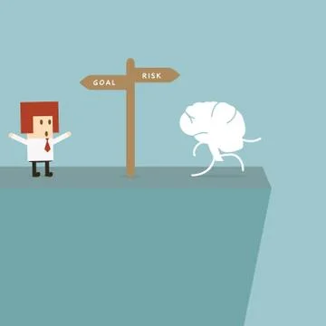 Businessman choice Stock Illustration