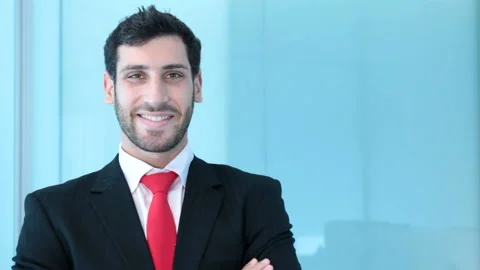 Businessman Close Up  Video stock 210660697