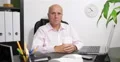 Businessman Corporate Executive Looking Camera Serious Business Man Presentation 4k or 4k+ Resolution