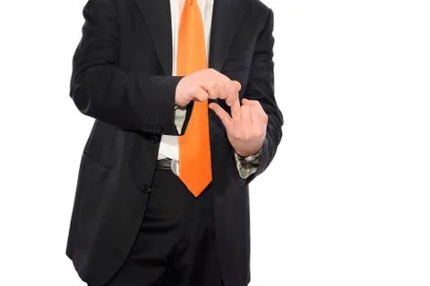 Businessman count two Foto stock