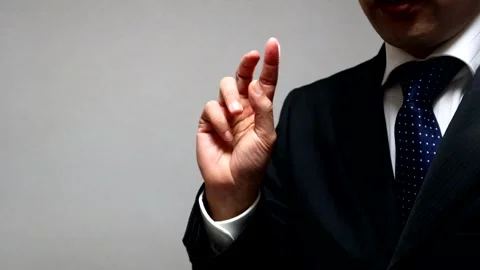 A businessman counting down Stock Footage 336410200