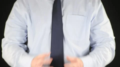 Businessman cracking the knuckles Stock Footage 197370947