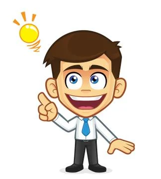 Businessman creative idea Stock Illustration
