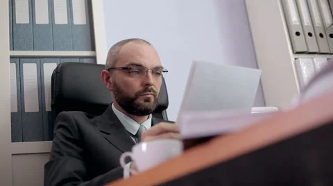 Businessman Crumpling Paper and Throws It in the Trash Stock Footage 47893258