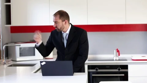 Businessman dance Stock Footage 109399465