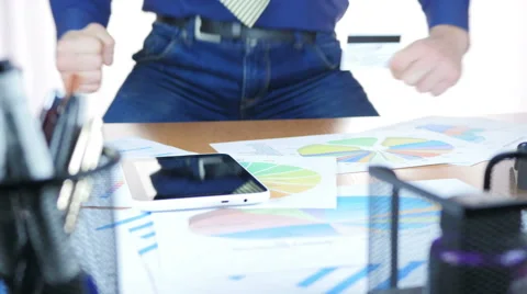 Businessman Dancing Stock Footage 64052154