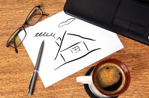 Businessman desktop Stock Illustration