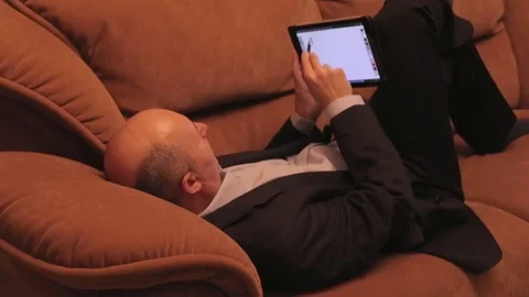 Businessman develops the idea. Video stock 70454141