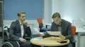 The businessman discuss agreement in the office. Real time capture 4k or 4k+ Resolution