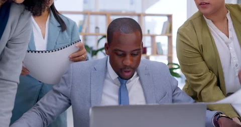 Businessman, documents and work overload in time lapse, stress or anxiety from Stock Footage 245378485