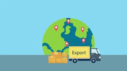 Businessman doing export control Video stock 168690970