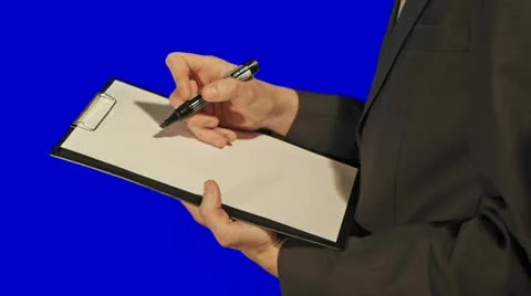 Businessman drawing flowchart Stock-Footage 10840169