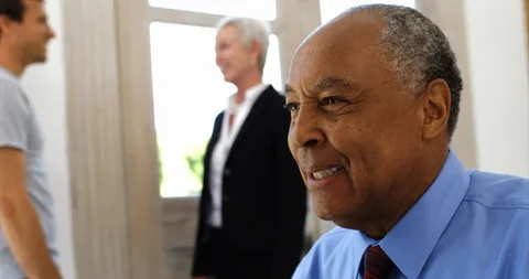 Businessman drinking coffee. Stock-Footage 88370284