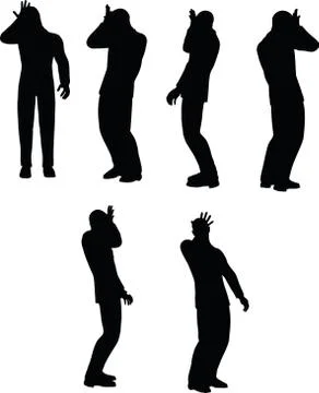 Businessman duh head smack Illustrazione stock
