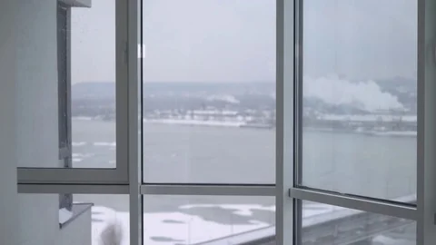 Businessman enters into room Stock Footage
