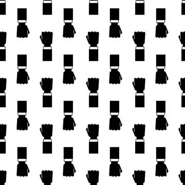 Businessman fist up pattern seamless vector Illustration