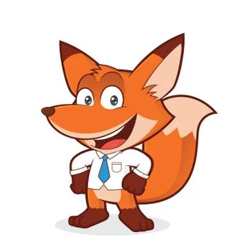 Businessman fox Stock Illustration
