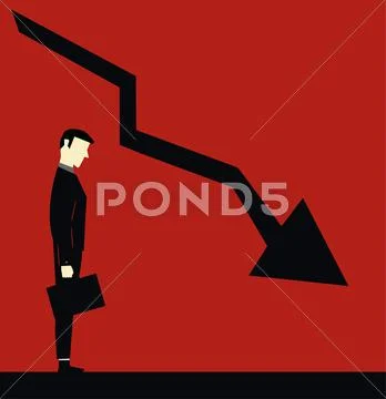 Businessman Frustation Stock Illustration