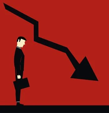 Businessman Frustation Stock Illustration
