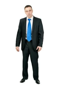 Businessman in full-length Stock Photos