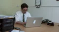 Businessman gets files thrown on desk HD Footage