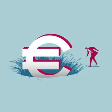 Businessman gets wealth from the trap. Stock Illustration