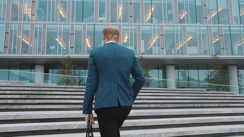 Businessman going to work Stock Footage 116614580