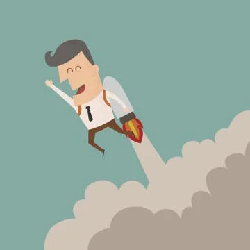 Businessman growth , eps10 vector format Иллюстрация