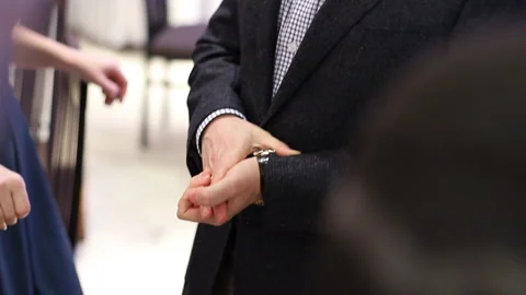 Businessman hands and gestures Stock Footage 107945517