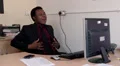 Businessman happy at work HD Footage