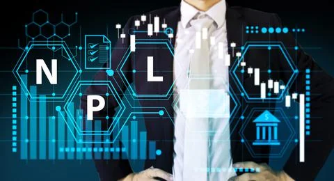 Businessman has NPL problem.,Solve the problem of non-performing loans for fi Stock Photos