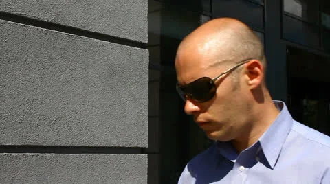 Businessman having a call Stock-Footage 23583428