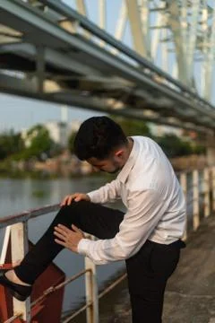 Businessman in Ho Chi Minh City Stock Photos