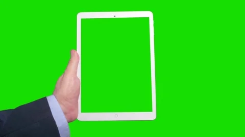 Businessman Holding A Tablet Close up Stock-Footage 265569375