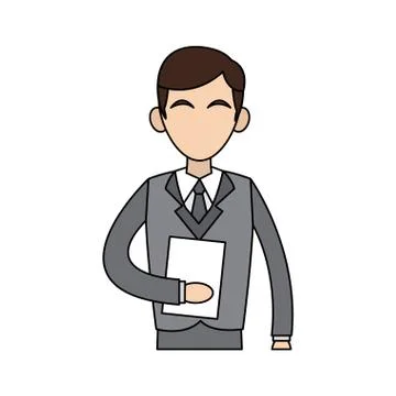 Businessman icon image Stock Illustration