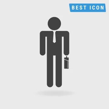 Businessman Icon Vector, vector icon eps10. Stock Illustration