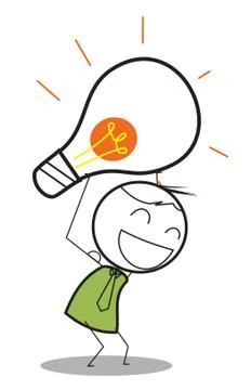 Businessman idea Stock Illustration