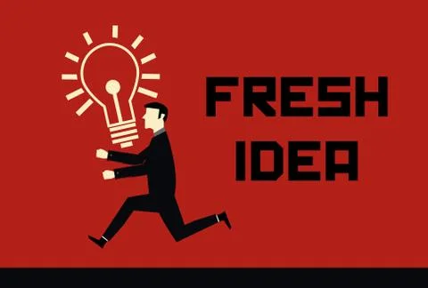 Businessman Idea Illustrazione stock